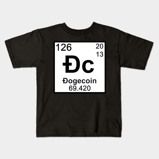 Dogecoin Element Kids T-Shirt by DogeArmy